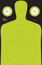 B-27E [B27E] Silhouette Targets (15) 22.5" x 34.5", High Visibility, SHIPS FREE