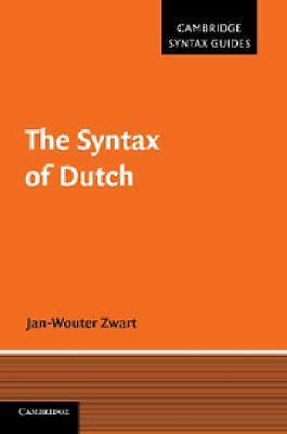 The Syntax of Dutch Zwart Paperback Cambridge University Press 9781107682337