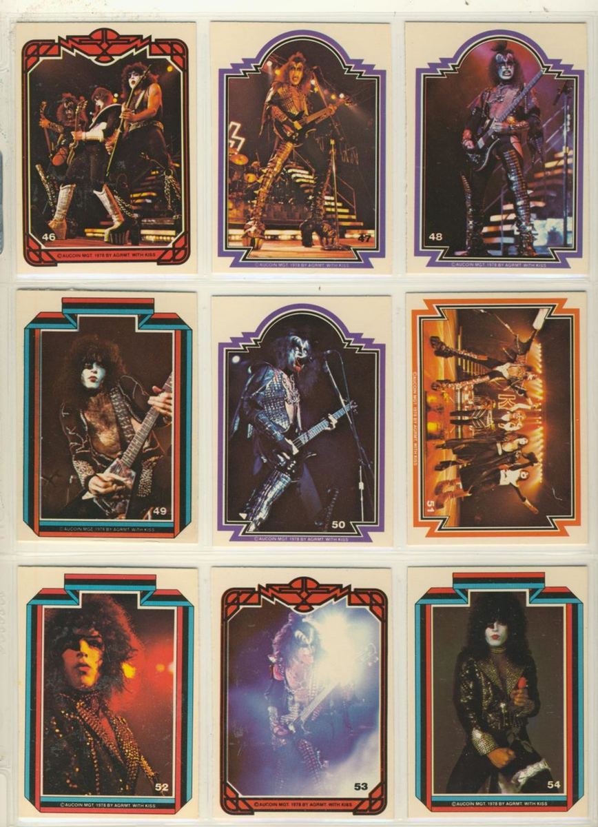 KISS 1978 Donruss Series #1 ~ PICK One Single Card ~ 1-66 ~ | eBay