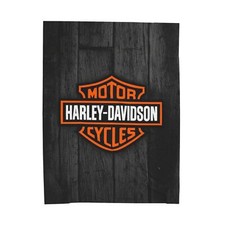 Harley Davidson Plush Blanket