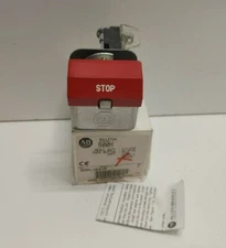 NEW OLD STOCK! ALLEN-BRADLEY 10A 600V RED FLIP LEVER STOP PUSH BUTTON 800H-WK61A