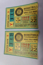 1 ~ 1969 Indiana High School Basketball State Finals Ticket - George McGinnis