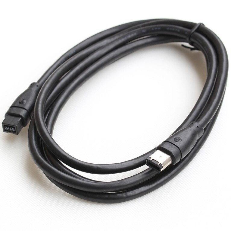 EQUIP - FireWire IEEE-1394 Cable 6/4-pin, 1,8 M - Black, Nero - Foto 7