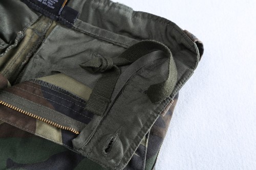 Boys Girls Kids Teens Paratrooper Fatigue Scout Camp Woodland Camo Cargo Pants - Picture 9 of 13