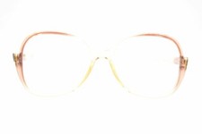 Vintage Terri Brogan 8626 OPTYL Brown Oval Eyeglasses Frame NOS