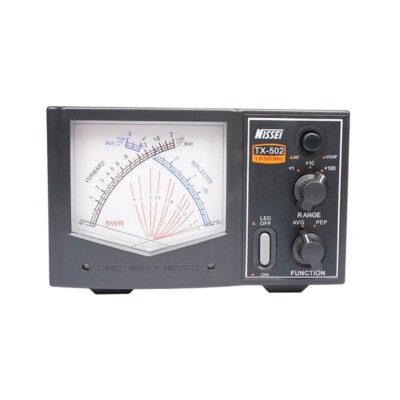 NISSEI Mini TX-502 SWR/Watt Meter 1.6-525MHz HF/V/U Band 200W Power Meter pe66