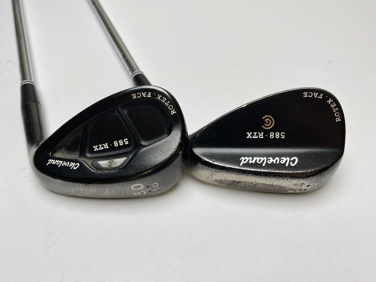 Cleveland 588 RTX Black Pearl Wedge Set 50* 10 | 54* 12 True Temper DG Wedge RH