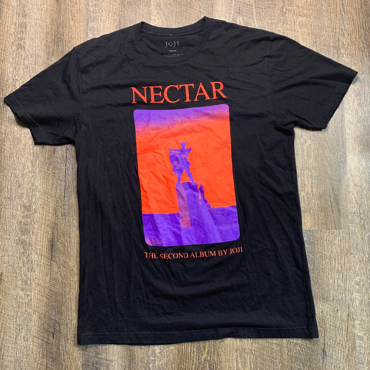ミュージシャン Joji Nectar T Shirt Black Second Album Joji Nectar T-Shirt Black Second Album Official Merchandise Music