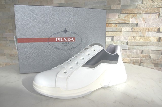 Prada Uomo 4e2800 Derby Casual Pelle Marrone Scarpe Taglie US 9 | Acquisti  Online su eBay
