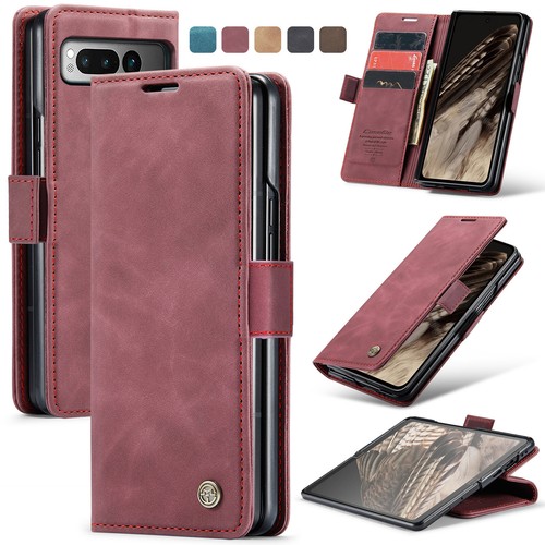 Funda Cartera CaseMe Para Google Pixel Plegable 5G Cuero Tarjetero Ranura Cubierta Abatible - Imagen 40 de 75