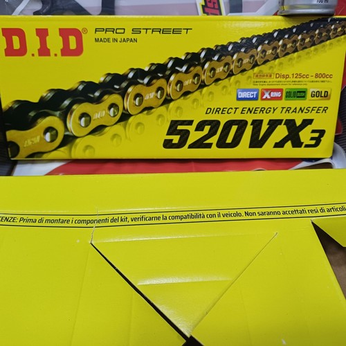 Kit Trasmissione Catena Corona Pignone DID per Ducati Scrambler 800 Nightshift - Foto 4 di 4