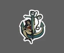 Mermaid Sticker Anchor New School Waterproof
