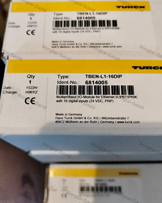 1PCS Turck TBEN-L1-16DIP Ethernet multi-protocol I/O module Brand New