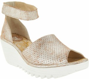 fly london perforated wedge