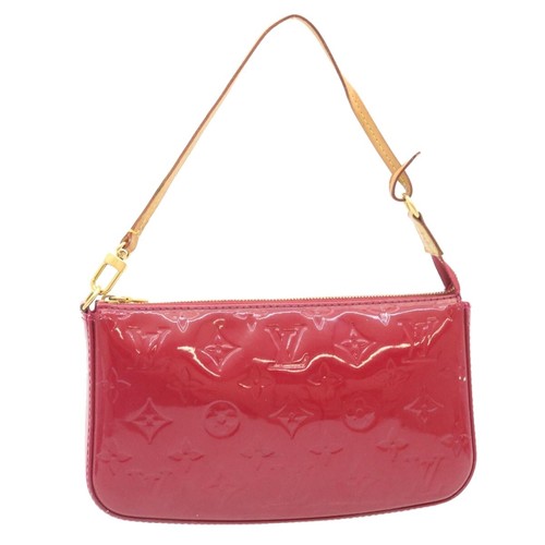 LOUIS VUITTON Vernis Pochette Accessoires Pouch Rose Indian M91574 Auth  ms230 | eBay