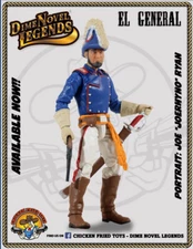 Dime Novel Legends 1:18 scale (4") old west action figure El Generale