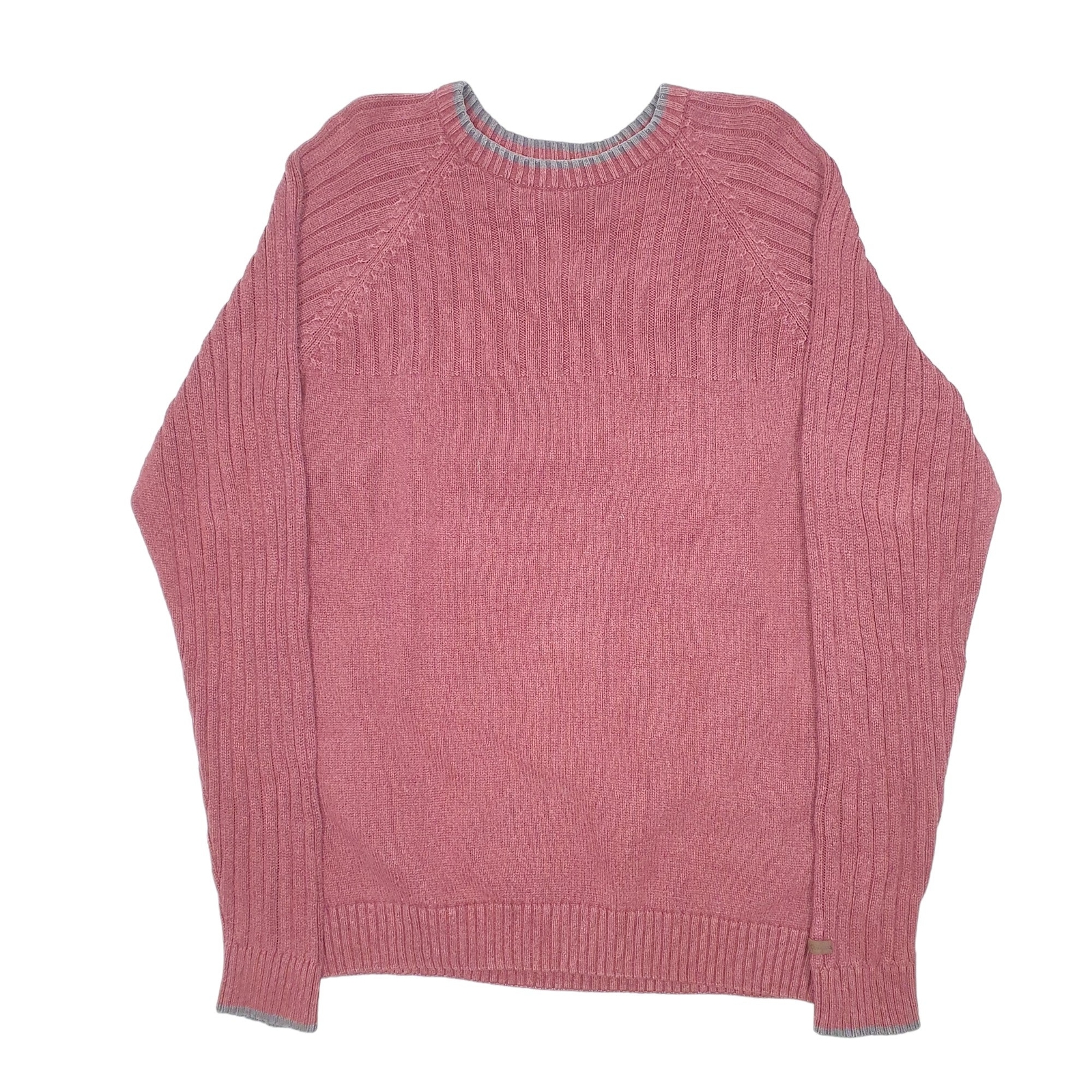 COLUMBIA SPORTSWEAR Crewneck Knit Raglan Rib Sleeve Chunky Jumper Sweatshirt XL