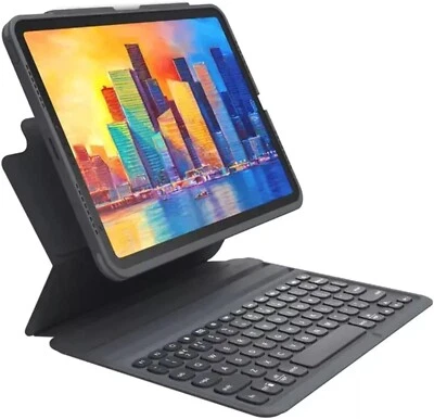 ZAGG Pro Keys iPad Air 10.9" 4th 5 Gen Case Wireless Backlit Keyboard QWERTY UK
