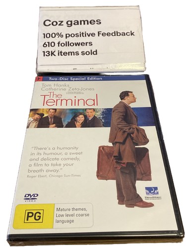 The Terminal DVD - Tom Hanks - 2 Discs Special Edition- Region 4 DVD Drama