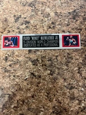 FLOYD MAYWEATHER (BOXING) ENGRAVED NAMEPLATE FOR PHOTO/POSTER/GLOVES/TRUNKS