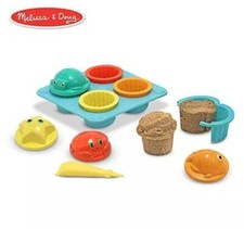Melissa  Doug Seaside Sidekicks Sand Cupcake Set NEW 