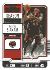2023-24 Panini Contenders Season Ticket Retail #30 Pascal Siakam Toronto Raptors