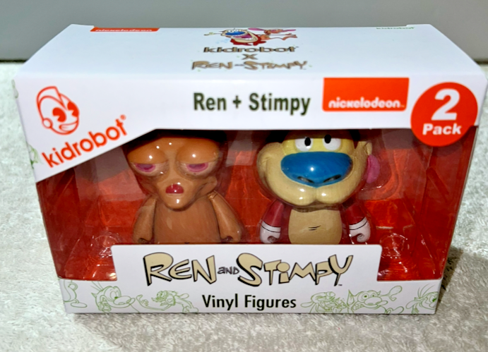 KIDROBOT REN & STIMPY 2 PACK VINYL FIGURES **NEW*** | eBay
