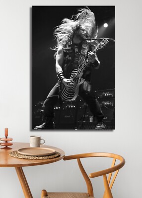Zakk Wylde Poster 24x36 Inch Photo Rare Print Wall Art Print