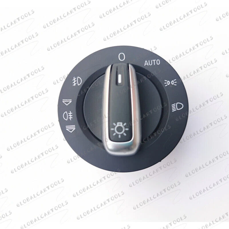 Interruptor de faro automático cromado luz antiniebla 4FD941531A para Audi A6 S6 C6 RS6 Allroad Foto 4 de 4