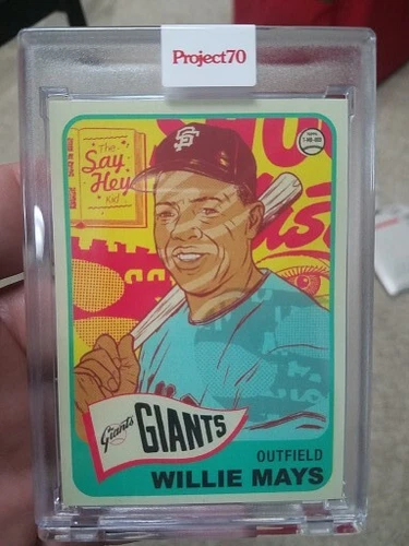 2021-22 Topps Project70 #93 Willie Mays San Francisco Giants Morning Breath 1965