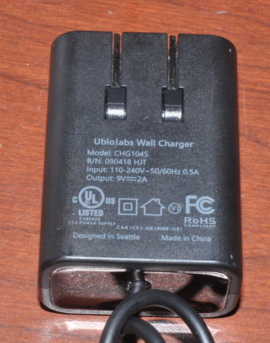Genuine Ubiolabs Wireless Charger Power Supply CHG1045 Black 9V 2A - Photo 2 sur 2