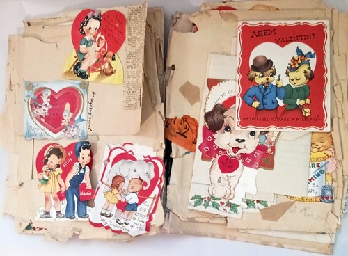 Álbum de recortes vintage para niñas Get Well tarjetas de cumpleaños de San Valentín recortes de periódicos - Imagen 7 de 14