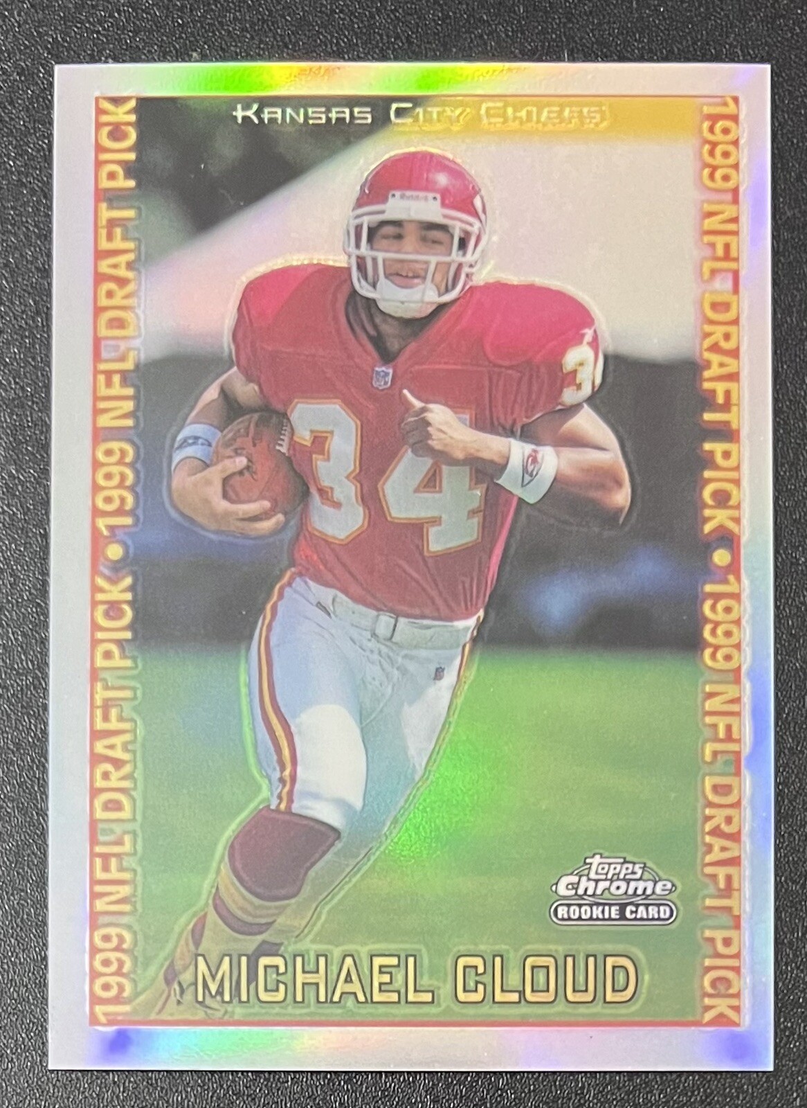 Michael Cloud 1999 Topps Chrome ROOKIE Refractor #142 - Kansas City Chiefs