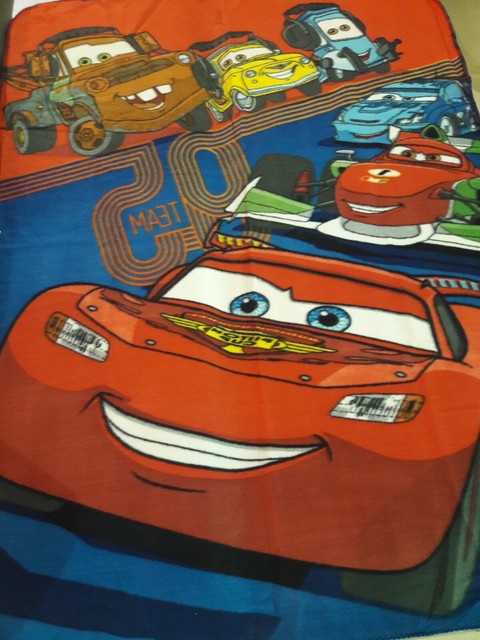 disney cars fleece blanket