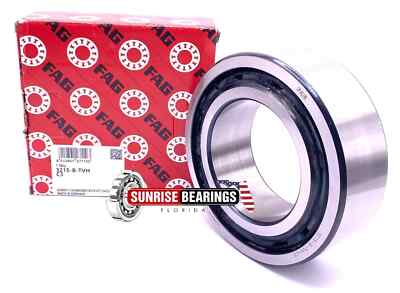 FAG Germany 3215 B TVH C3 Angular Contact Ball Bearing 75x130x31.3 mm