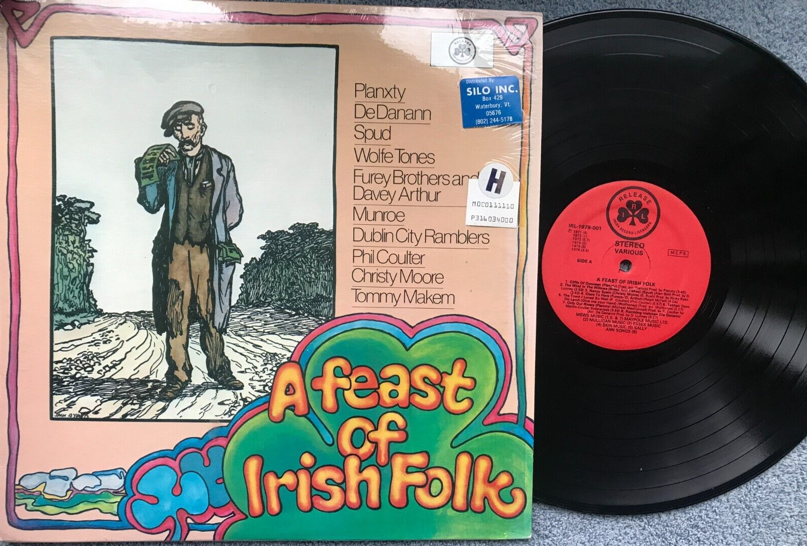 Various Artists A Feast Of Irish Folk LP VG++ IN SHRINK  Release Records 1979001