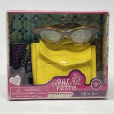 Our Generation Retro "Office Girl" Accessories for 18" Doll-Retired-New in Box