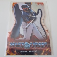 2026 Bowman Chrome Junior Caminero #PC-23 Power Chords Die Cut Tampa Bay Rays