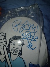 Bam Margera Signed custom deck #d out of 50 autographed skateboard heartogram!