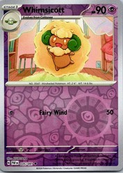 Whimsicott 035/091 Reverse Holo - Paldean Fates (Uncommon)