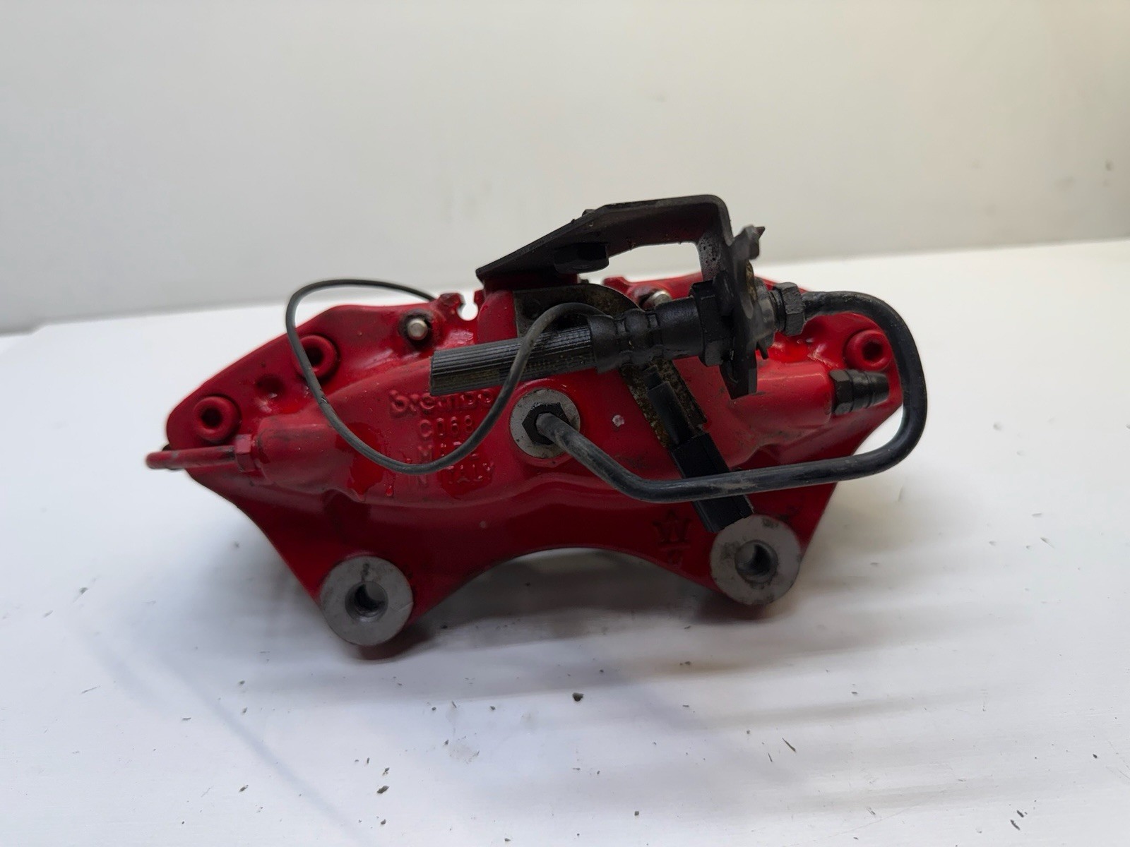 2013-2016 Maserati Ghibli M157 3.0L AWD Rear Right Brake Caliper Red OEM