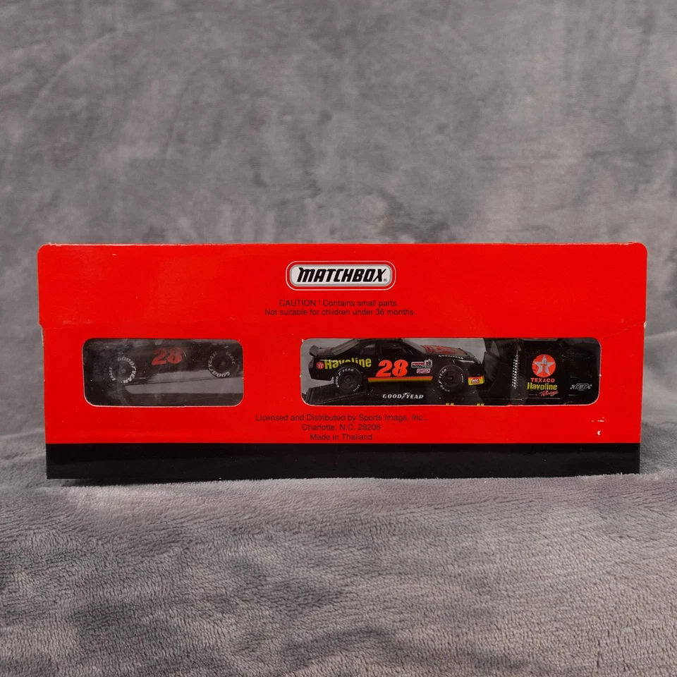 Vintage 1993 Matchbox Super Star Team Convoy #28 Havoline Texaco NASCAR Diecast - Image 2 of 4