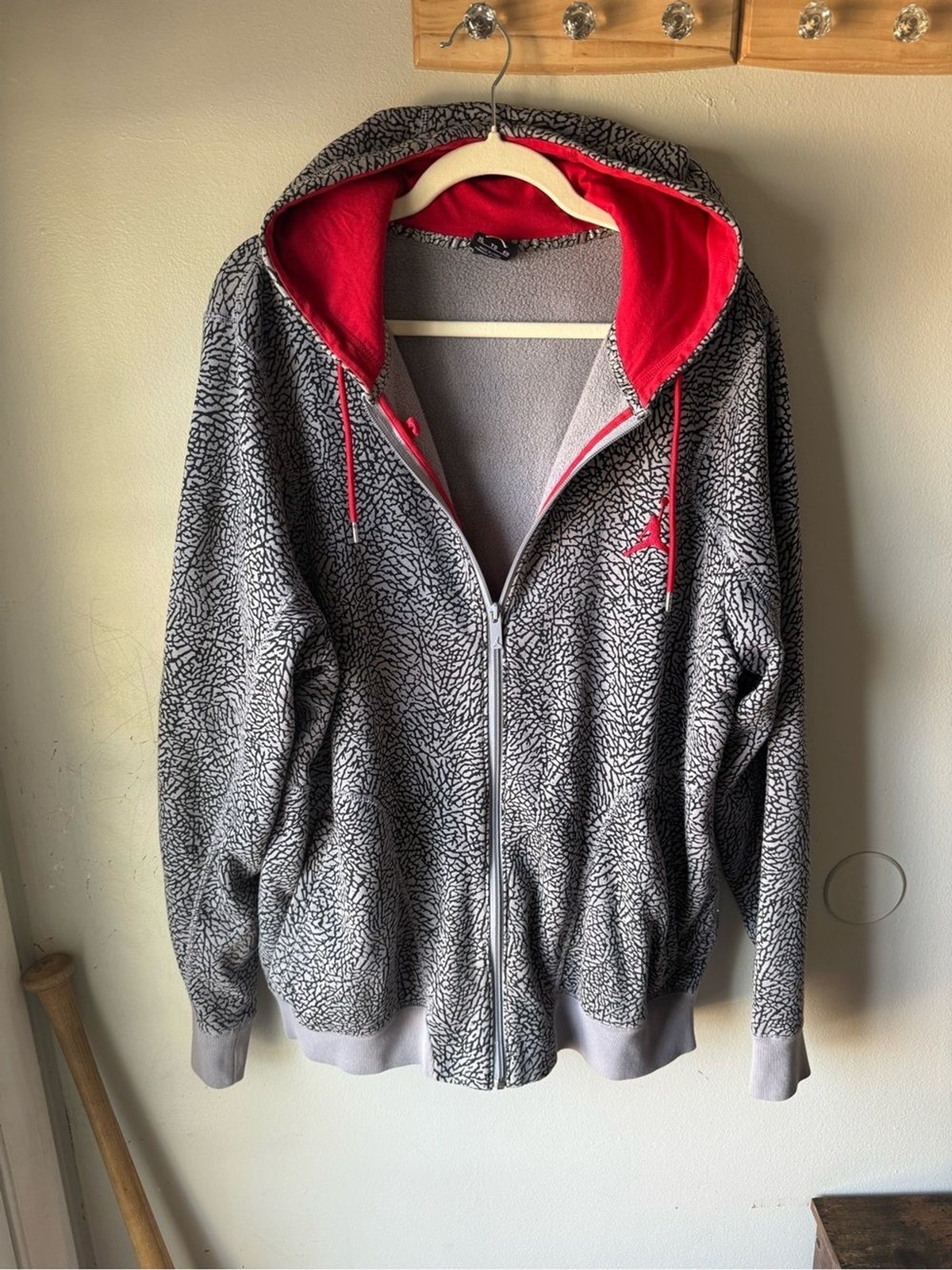 Sudadera con capucha cremallera completa con estampado de elefante Nike Air Jordan "Own The Ele"