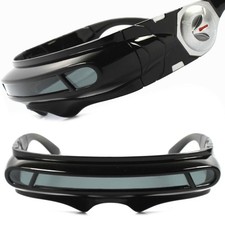 Black Futuristic Party Rave Costume Cosplay X-Men Cyclops Wrap Visor Sun Glasses