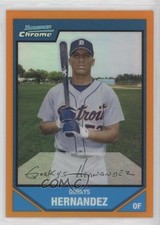 2007 Bowman Chrome Prospects Orange Refractor 5/25 Gorkys Hernandez #BC190 0o48