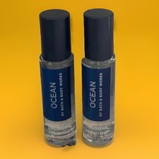  2 Bath  Body Works OCEAN Mini Cologne 0.5 Oz-Each-Men  s Collection-New