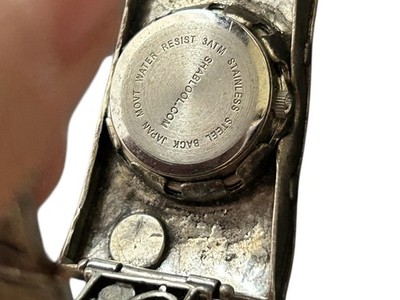 Vtg Modern Shablool Israel 925 Sterling Silver Bracelet  display picture 3