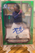 2026 Bowman Chrome Prospect Roldy Brito 1st Bowman Auto Green Parallel /99