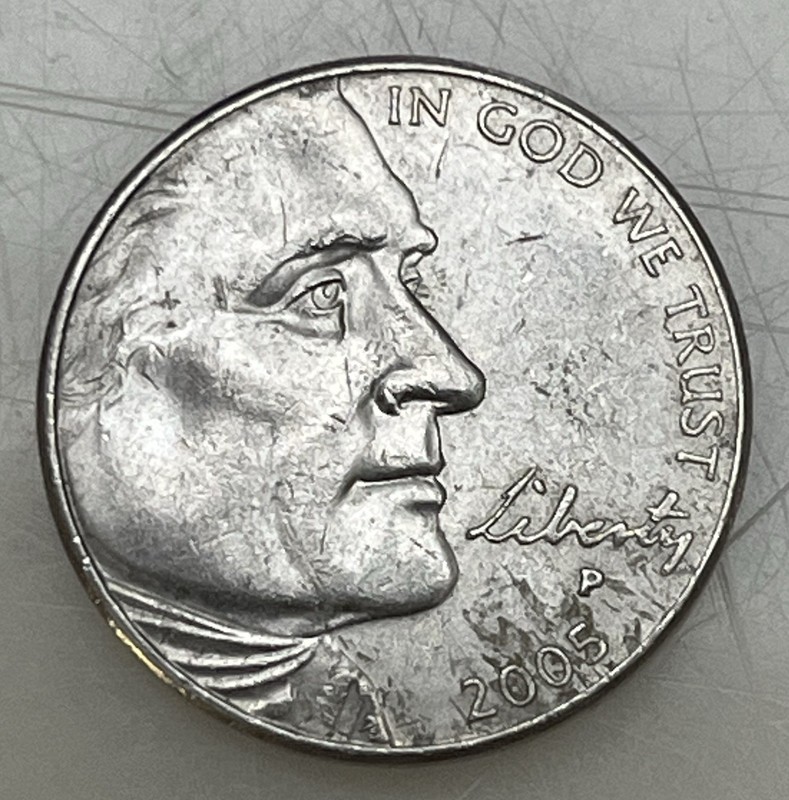 2005 Us 5 Cent Us Coin #2