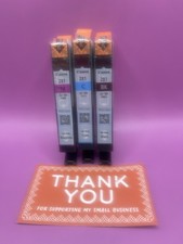 Canon CLI 281 Ink Cartridges Lot Of 3 Cyan Magenta Black Genuine Canon OEM